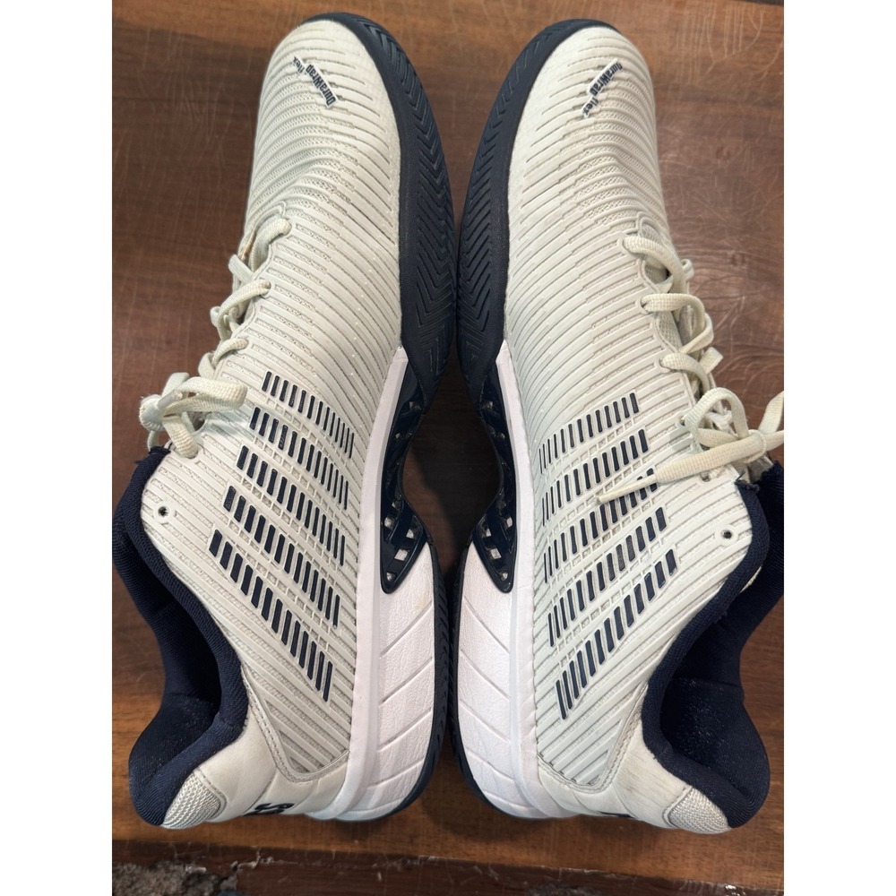 K-Swiss Hypercourt Express 2 Men's 11.5 White/Navy Tennis Shoes 06613-090